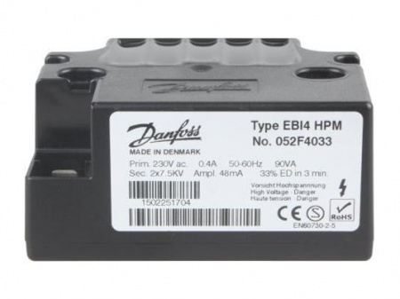 Трансформатор розжига Danfoss EBI4 HPM 052F4033