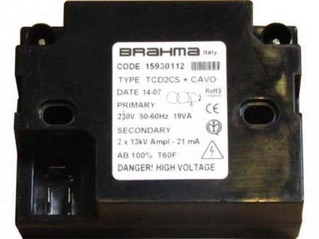 Трансформатор розжига Brahma TCD2СS